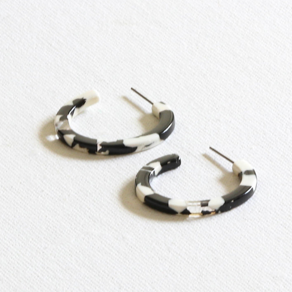 Ava Resin Tiny Hoops
