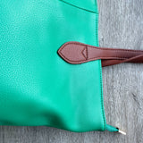 Tara Colour Block Tote - Ocean