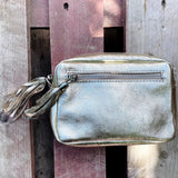 Agnes Metallic Tassel Leather Bag - Gold