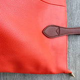Tara Colour Block Tote - Orange