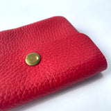 Penny Mini Leather Purse - Red