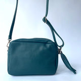 Agnes Tassel Leather Bag - Teal