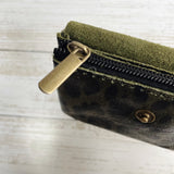 Penny Mini Leather Purse - Khaki