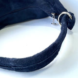 Margot Suede Hobo Bag - Navy