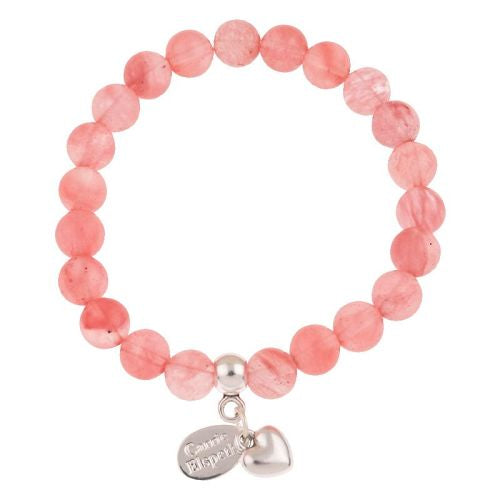Cherry Quartz Gemstone Bracelet