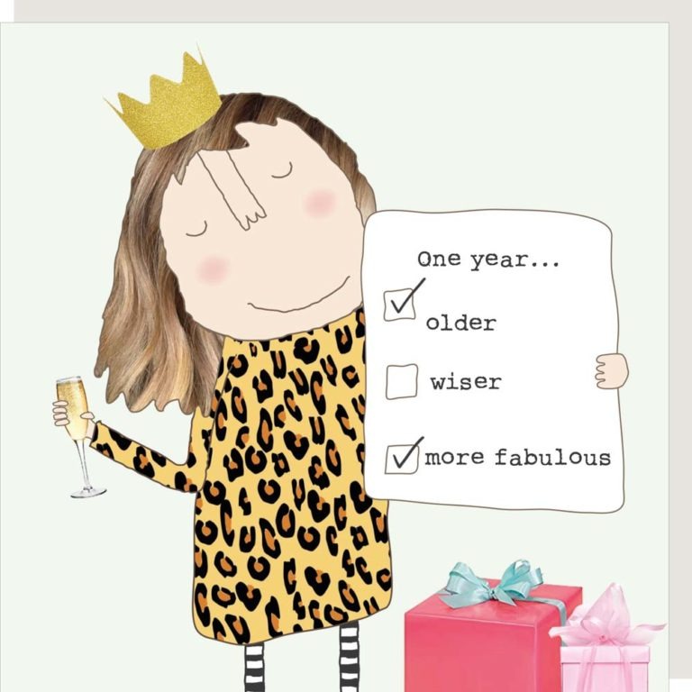 One Year Older Card