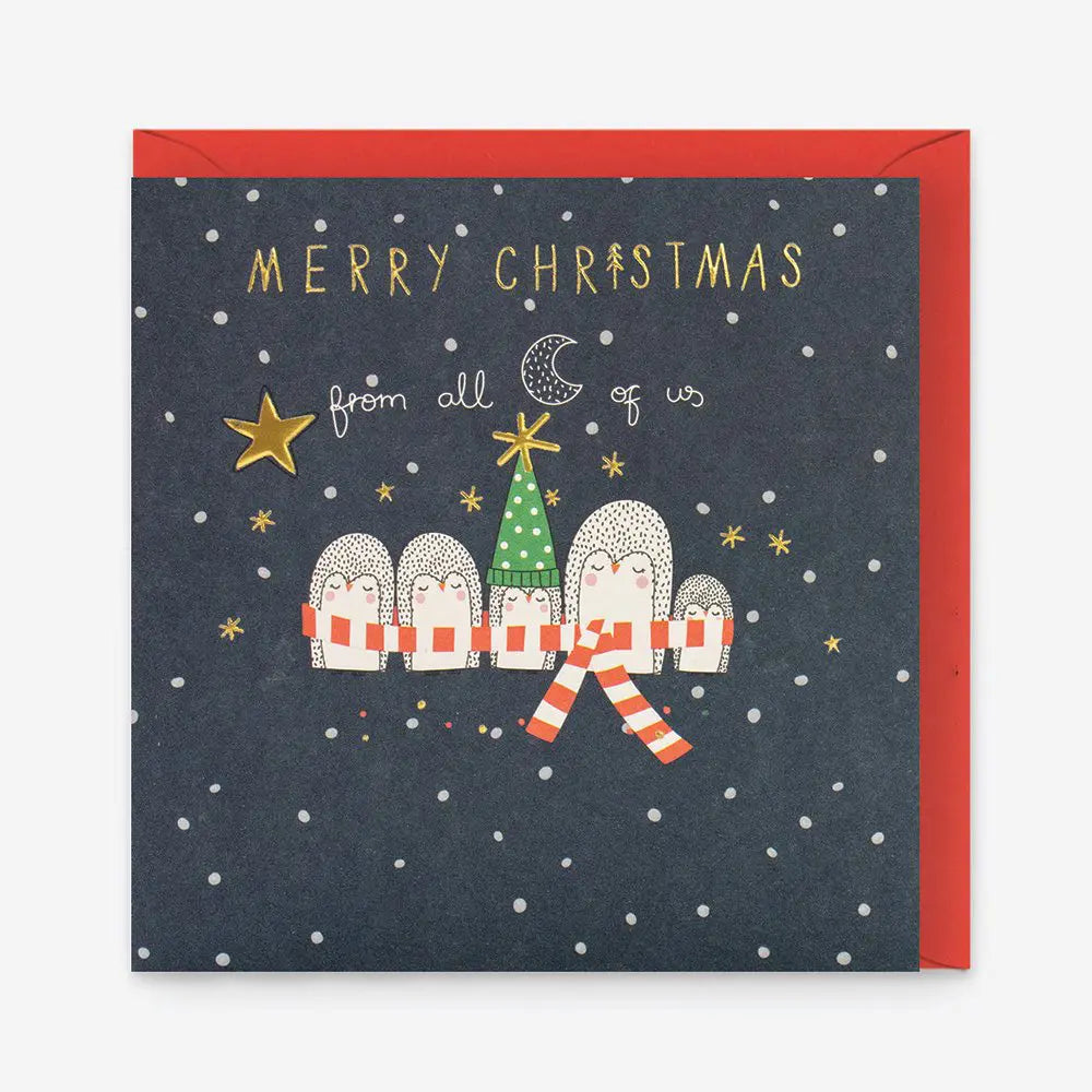 Merry Christmas From All Of Us Card