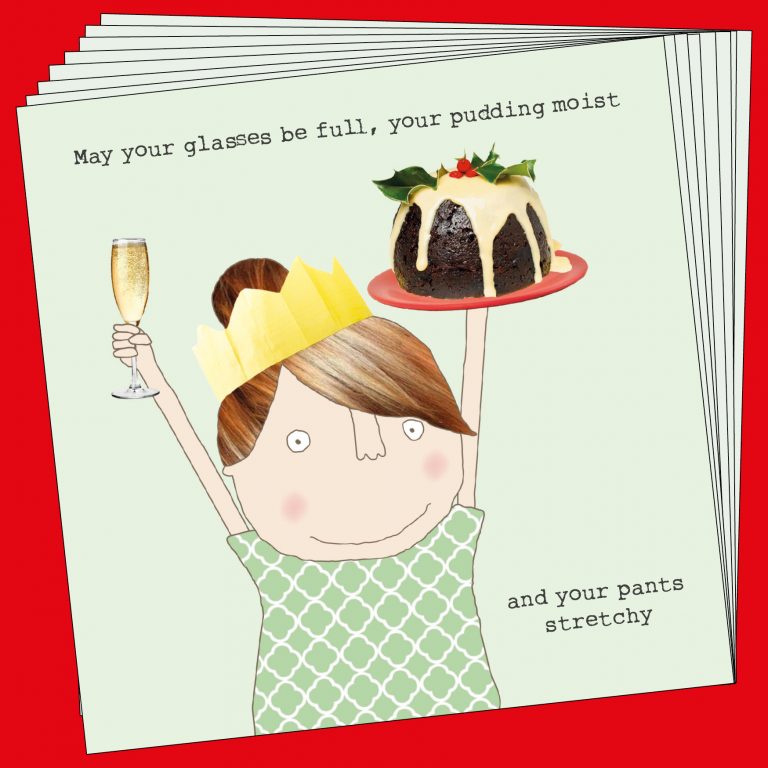 Stretchy Pants Christmas Cards - Pack of 8