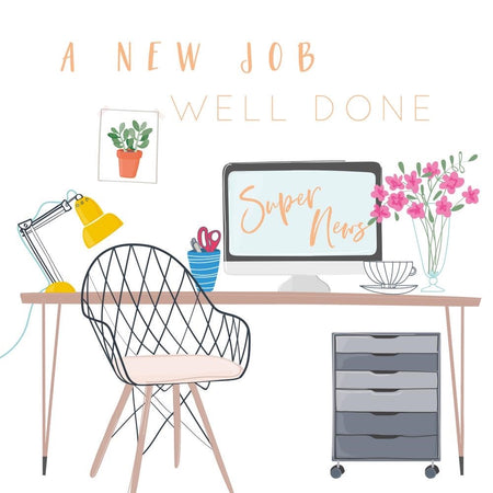 New Job Well Done Card