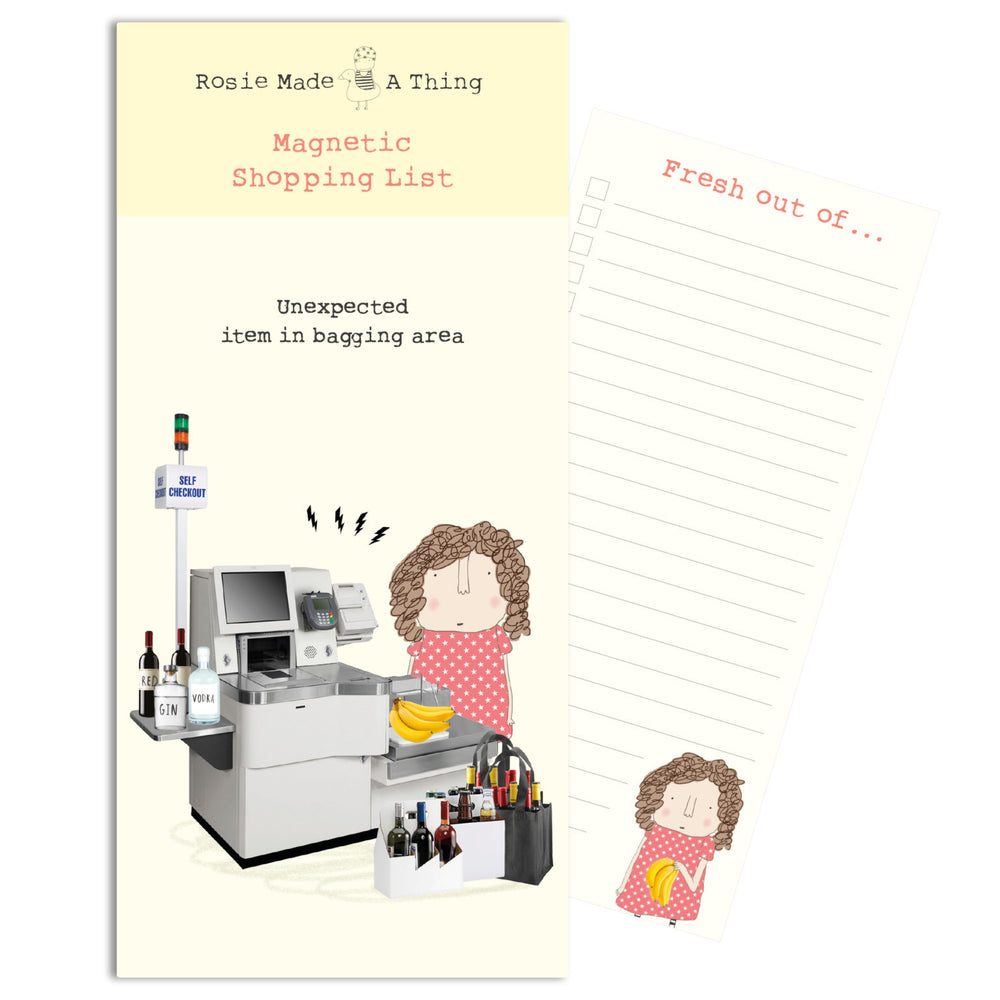 Bagging Area Magnetic Shopping List