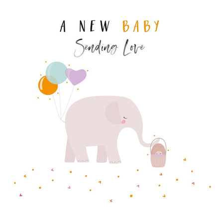 A New Baby Sending Love Happy Days Card