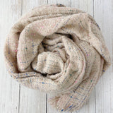 Soft Flecked Scarf - Cream