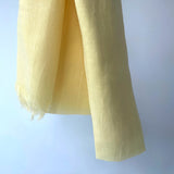Maisy Cotton Modal Plain Scarf - Vanilla