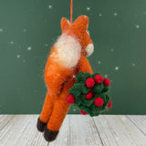 Handmade Felt Finley Fox Decoration