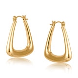 Diana Organic Triangle Earrings