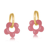Olympia Beaded Huggie Hoops