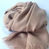 Cotton Modal Plain Scarf - Rose