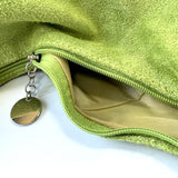 Margot Suede Hobo Bag - Apple