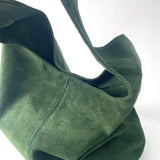 Annie Suede Shoulder Bag - Forest