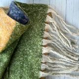 Freya Colour Block Chunky Scarf - Khaki