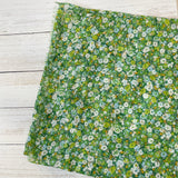 Mabel Ditsy Mini Floral Scarf - Green