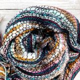 Winnie Masala Woven Scarf - Blue Ice