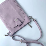 Wren Leather Phone Bag - Lilac