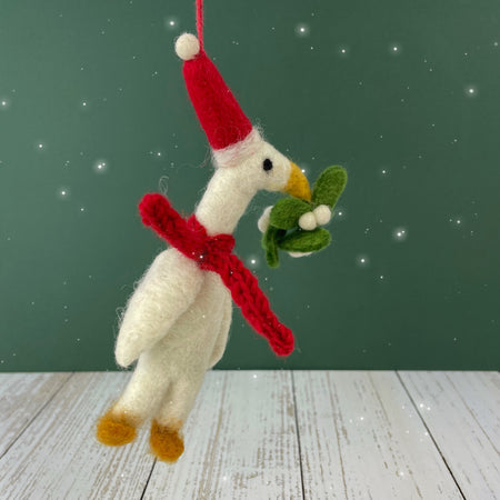 Handmade Felt Quacker Duck Decoration