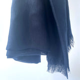 Maisy Cotton Modal Plain Scarf - Navy