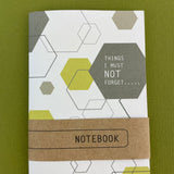 Hexagons Print Little Notebook