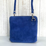 Clara Suede Crossbody Bag - Denim