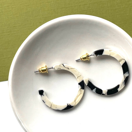 Ava Resin Tiny Hoops