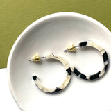 Ava Resin Tiny Hoops