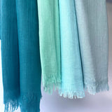 Maisy Cotton Modal Plain Scarf - Mint