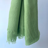 Cotton Modal Plain Scarf - Apple