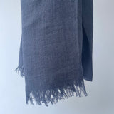 Cotton Modal Plain Scarf - Denim