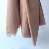 Cotton Modal Plain Scarf - Rose
