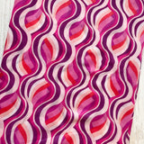 Tula Retro Swirl Tassel Scarf - Pink