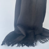 Cotton Modal Plain Scarf - Black