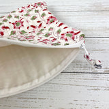 Quilted Cosmetic Bag - Floral