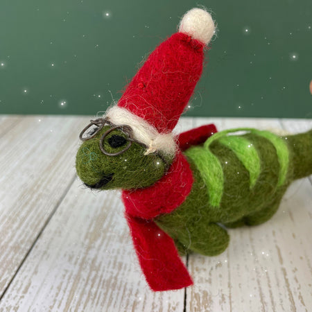 Handmade Felt Dinosaur Specs Decoration