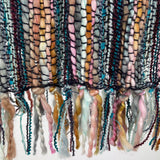 Winnie Masala Woven Scarf - Blue Ice