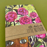 Cats and Roses Little Notebook