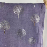 Sophia Rose Gold Foil Scarf - Lavender