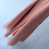 Cotton Modal Plain Scarf - Blush