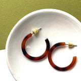 Ava Resin Tiny Hoops