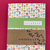 Flower Garden Print Little Notebook