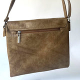 Mabel Satchel Bag - Rust Gold