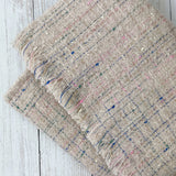 Soft Flecked Scarf - Cream