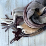 Mabel Super Soft Blanket Scarf - Coffee